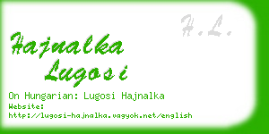 hajnalka lugosi business card
